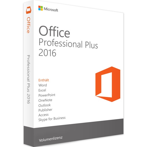 Microsoft Office 2016 Professional Plus | pro Windows - svazková licence